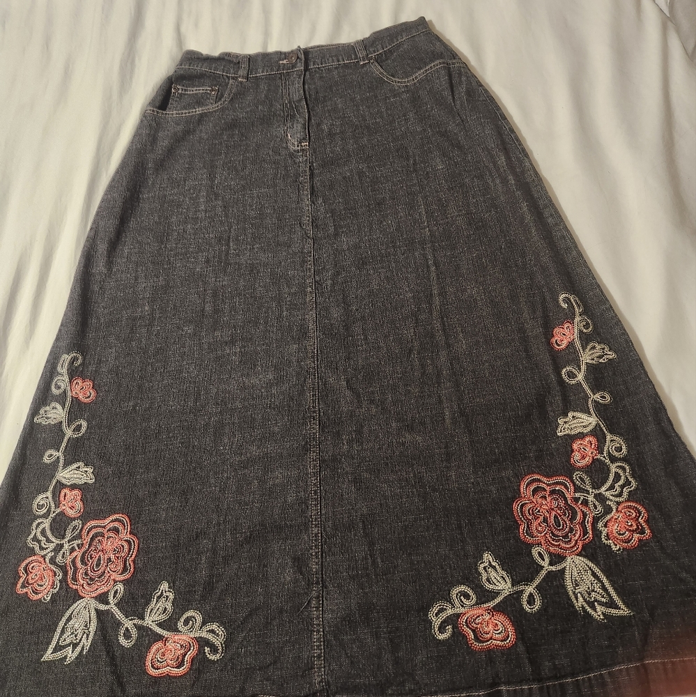 A Jean skirt
